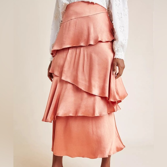 Maeve Cassia Tiered Maxi Skirt - Picture 3 of 8